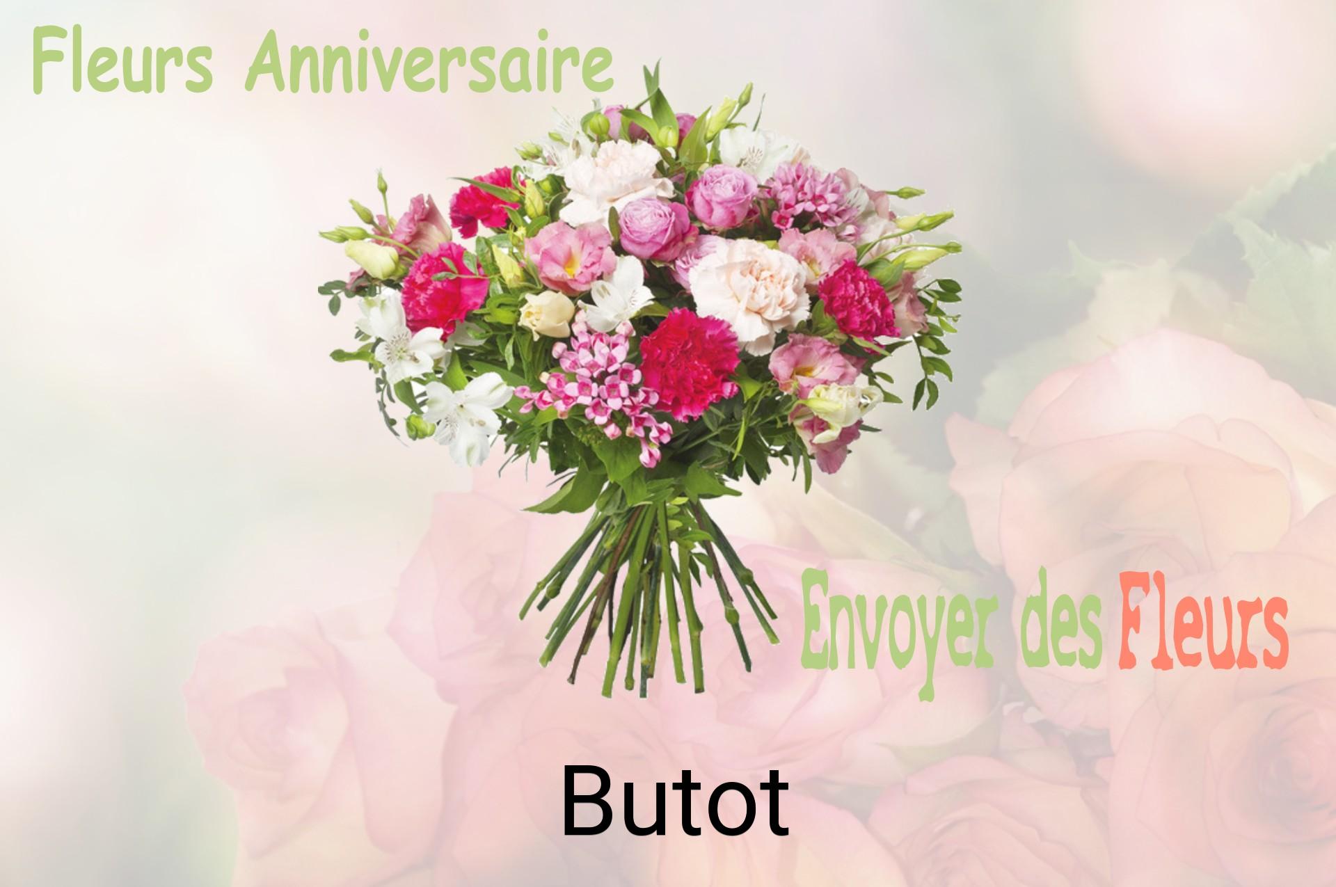 Bouquet de fleurs d’anniversaire livré à Butot